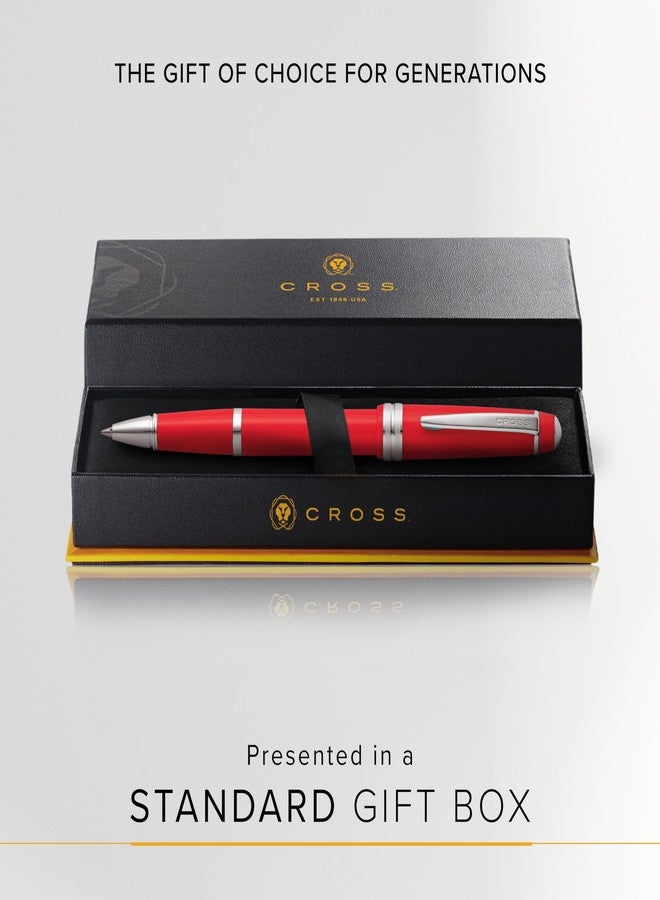Cross Bailey Light Refillable Rollerball Pen Presented in a Everyday Gift Box - Medium Point, Black Ink, Red - Image 5